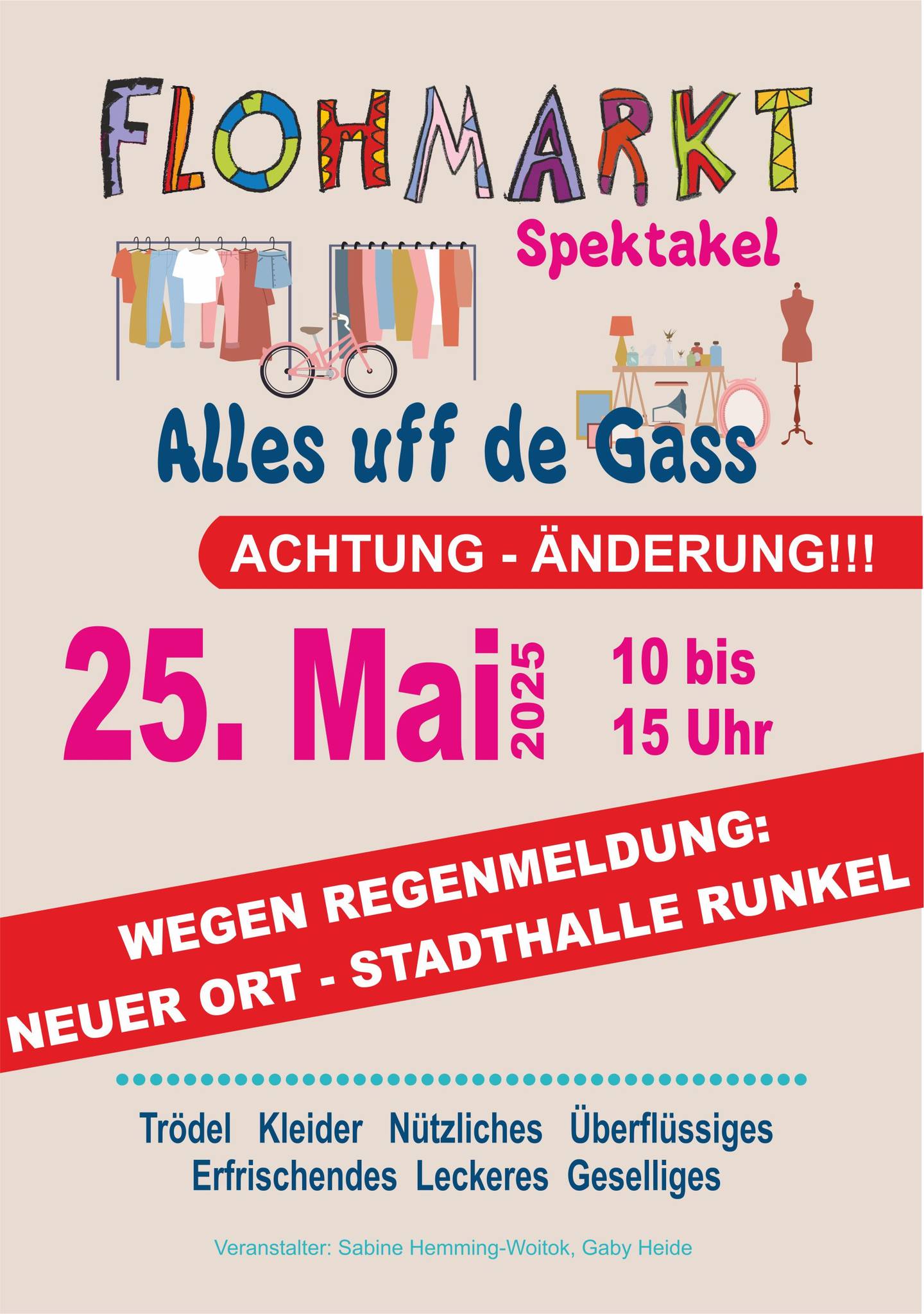 Flohmarkt: neuer Ort!